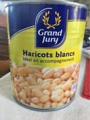 Bte 4 / 4 Haricots Blancs Au Naturel Grand Jury