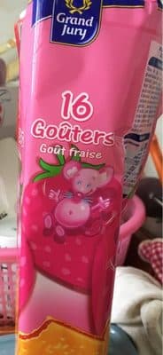 16 goûters goût fraise
