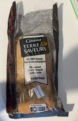 Pavé à base de Farine label rouge