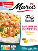 Papillote de Crevettes Petits légumes et riz