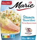 Saumon beurre blanc, riz aux légumes cuisinés