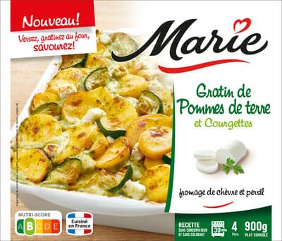 Gratin de pommes de terre et courgettes