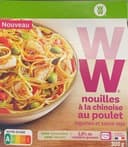 Nouilles à la chinoise au poulet légumes et sauce soja