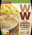 Petites escalopes de volaille à la moutarde et pommes de terre