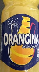 Boisson gazeuse à la pulpe de fruit jaune