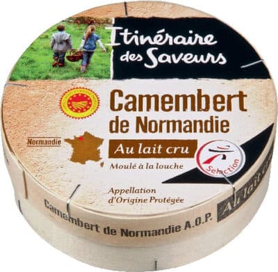 Camembert de normandie aop lc 250g