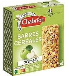Barres céréalières à la pomme x6 - 125 g