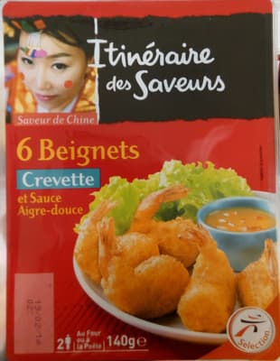 6 Beignets Crevette et Sauce Aigre-Douce
