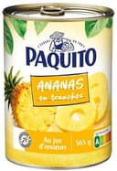 ANANAS EN TRANCHES AU JUS D'ANANAS - boîte 3/4
