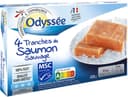 4 tranches de saumon sauvage MSC 4x100g