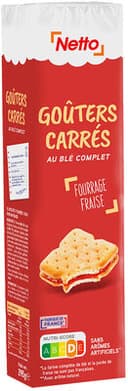 16 Fourrés carrés fraise 295G