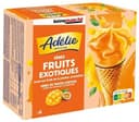 Cône fruits exotiques (S) sauce aux fruits de la passion x6 - 120mL