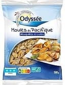Moules du pacifique decoquillees cuites asc 500g