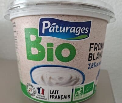 Fromage frais nature 3,6% biologique 500g
