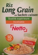 10 minutes - Riz long grain