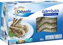 Gambas entières crues 8/12