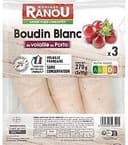 BOUDIN BLANC VOLAILLE AU PORTO X3 (saisonnier hiver d'octobre à mars)