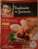 4 nems poulet et sauce nuoc mam