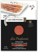 Emincés de saumon atlantique fumé 5 baies 100g