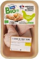 2 cuisses de poulet bio blanc - 500g environ