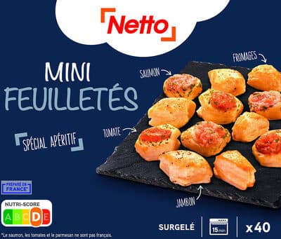 40 Mini-feuilletés