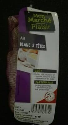 Ail - blanc 3 têtes