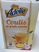 Coulis de fruits jaunes