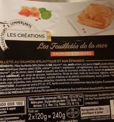 Feuilleté de la mer