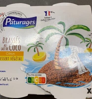 Brassé au lait de coco citron