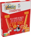 Bâtonnets 100% fruits Fraise-Banane Pêche-Abricot - P'tits Prods