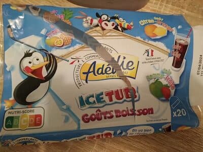 Ice Tub goûts boissons - goût cola - tropical- pomme fraise - citron orange (GE) x20 - 40mL - P'tits Prods
