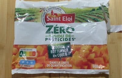 Courge butternut en cubes