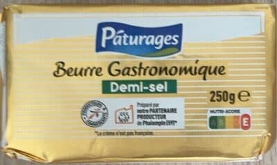 Beurre 1/2 sel pq 250g - recette avec creme ue