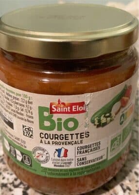 Courgettes cuisinées BIO 44.6 cl 400g