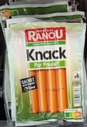 Knack volaille x6 210g - ue
