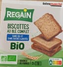 Biscottes au blé complet