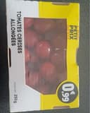 Tomates cerises allongées