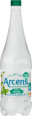 ARCENS 1L Eau Minérale Naturelle Finement Pétillante à l'arôme naturel de menthe