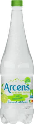 ARCENS 1L Eau Minérale Naturelle Finement Pétillante, à l'arôme naturel de citron vert