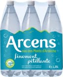 ARCENS 6x1.25L Eau Minérale Naturelle Finement Pétillante