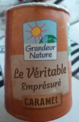 Le véritable emprésuré caramel