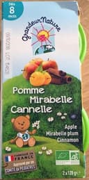 Compote pomme mirabelle cannelle