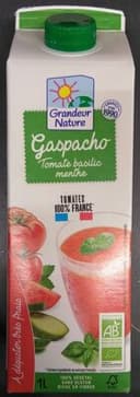 gaspacho tomate basilic menthe