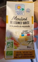 mouliné de légumes variés