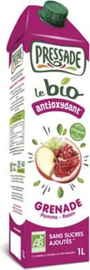 Jus de fruit grenade sans sucre ajoutés bio