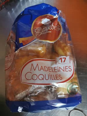 6 Paquets De Sachet Clippé Madeleinescoquilles x 17