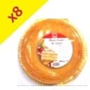 8 Paquets De Maxi Fonds De Tarte x 3