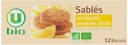 Biscuits Sablés bio amandes citron paquet de 200g