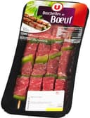 Brochette de boeuf nature, France, 4 pièces