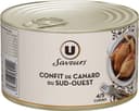 Confit canard 4/5 cuisses tambourin Boîte de 1,35kg